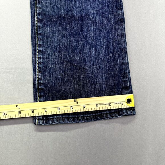 2007 Gap Women's Stretch Blue Dark Wash Bootcut Jeans Size 4A 28x27 - Picture 6 of 16